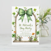 Invitation personnalisable pour la Saint-Patrick (Debout devant)