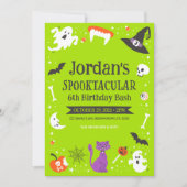 Invitation Personnalisable Spooktacular Birthday Bash (Devant)