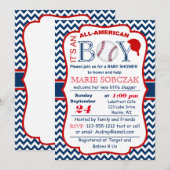 Invitation Personnalisable toute l'invitation de baby shower (Devant / Derrière)