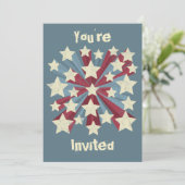 Invitation Personnalisation de la pop star (Debout devant)