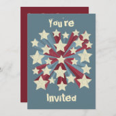 Invitation Personnalisation de la pop star (Devant / Derrière)