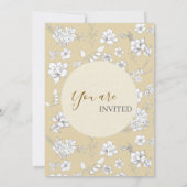 Invitation Personnalisation de mariage d'anniversaire de vaca (Dos)