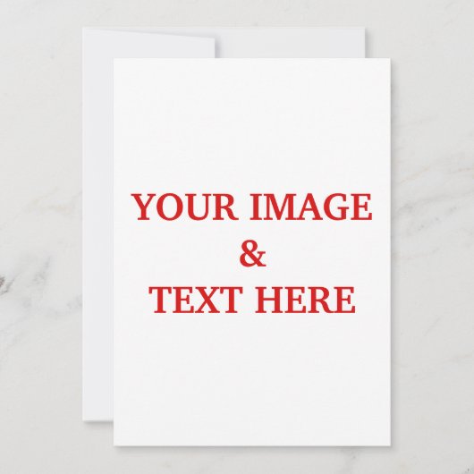 Invitation Personnalisation personnalisée de votre propre pho (Devant)