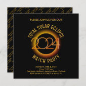 Invitation Personnalisé 2024 TOTAL SOLAR ECLIPSE (Devant / Derrière)