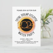 Invitation Personnalisé 2024 TOTAL SOLAR ECLIPSE (Debout devant)
