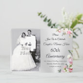 Invitation Personnalisé, 60e anniversaire de Mariage Invitati (Debout devant)