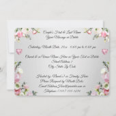 Invitation Personnalisé, 60e anniversaire de Mariage Invitati (Dos)