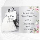 Invitation Personnalisé, 60e anniversaire de Mariage Invitati