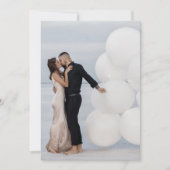 Invitation Personnalisé Ajouter Propre Photo Image Mariage En (Devant)