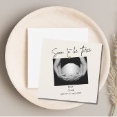 Invitation Personnalisé Bientôt trois