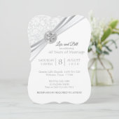 Invitation Personnalisé - Conception 75e / 60e Anniversaire d (Debout devant)