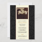 Invitation personnalisé de la fête de l'anniversai (Dos)