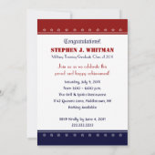 Invitation personnalisé de la formation militaire (Dos)