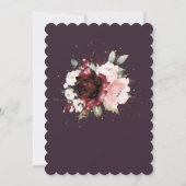 Invitation Personnalisé Enregistrer la date 80e anniversaire (Dos)