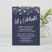 Invitation Personnalisé Fêtons la réception de la Marine (Debout devant)