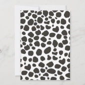 Invitation Personnalisé Rustique Cowboy 1er anniversaire Rodé (Dos)