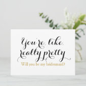 Invitation Personnalisé serez-vous mon serviteur d'accueil dr (Debout devant)