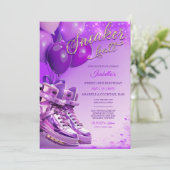 Invitation Personnalisé sur le thème du Basket personnalisé (Debout devant)