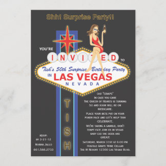 Invitation Personnalisé - Tish 50th
