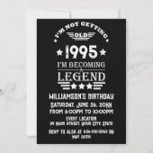 Invitation Personnalisé Trente vintage 30e anniversaire (Devant)