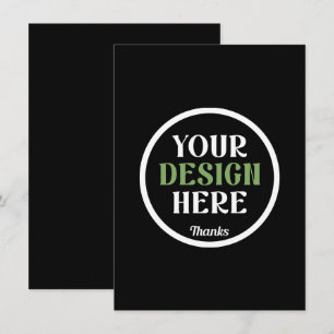 Invitation personnalisé, unique, élégant et minimaliste