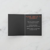 Invitation Personnalisé Vintage 1986 40e édition limitée Anni (Intérieur)