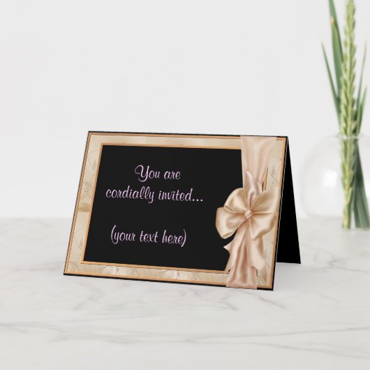 Invitation personnalisée (Devant)