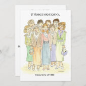 Invitation personnalisée 1963 Gals Invitation (Devant / Derrière)