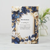 Invitation personnalisée 30e anniversaire (Debout devant)