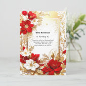 Invitation personnalisée 30e anniversaire (Debout devant)