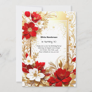 Invitation personnalisée 30e anniversaire