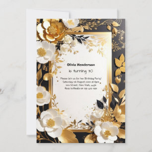 Invitation personnalisée 30e anniversaire