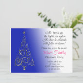 Invitation personnalisée à la fête de Noël (Debout devant)