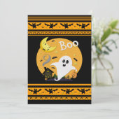 Invitation personnalisée à la fête d'Halloween (Debout devant)