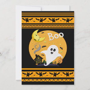Invitation personnalisée à la fête d'Halloween