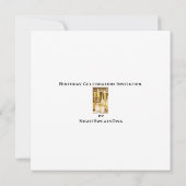 Invitation personnalisée à la fête du 40e annivers (Dos)