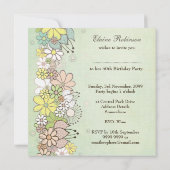 Invitation personnalisée à la fête du 50e annivers (Dos)