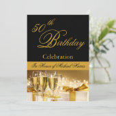 Invitation personnalisée à la fête du 50e et 59e a (Debout devant)