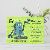 Invitation personnalisée à l'anniversaire de M. Ro (Debout devant)