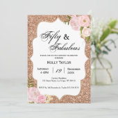 Invitation personnalisée à l'occasion du 50e anniv (Debout devant)