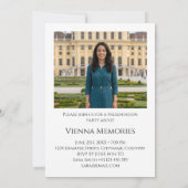 Invitation personnalisée à une soirée de présentat (Dos)