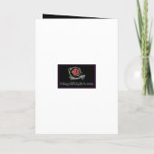 Invitation personnalisée Art gothique (Dos)