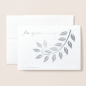 Invitation personnalisée avec photo pour un annive (Derrière avec enveloppe)