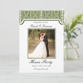 Invitation personnalisée avec photo sur le thème d (Debout devant)