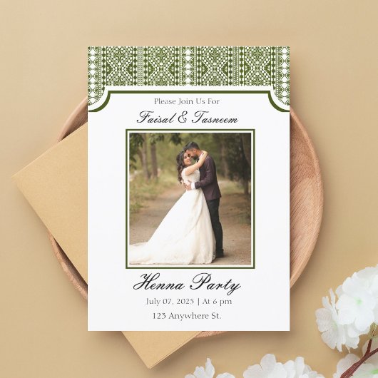 Invitation personnalisée avec photo sur mesure Hen