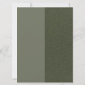 Invitation personnalisée avec texture fendue de co (Devant)