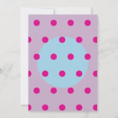 Invitation personnalisée Baby 1er anniversaire (Dos)