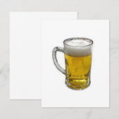 Invitation personnalisée bière - Invitations bière (Devant / Derrière)