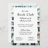 Invitation personnalisée Book Club (Dos)