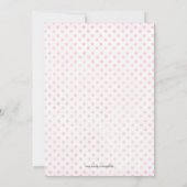 Invitation personnalisée Chic Bachelorette Bash (Dos)